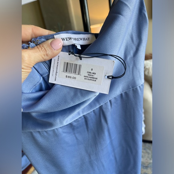 NWT Midi cowl neckline dress by weworewhat - Picture 2 of 7